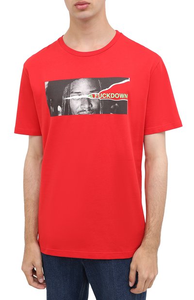 Хлопковая футболка COMME DES FUCKDOWN, арт. CDFU1077, фото 3