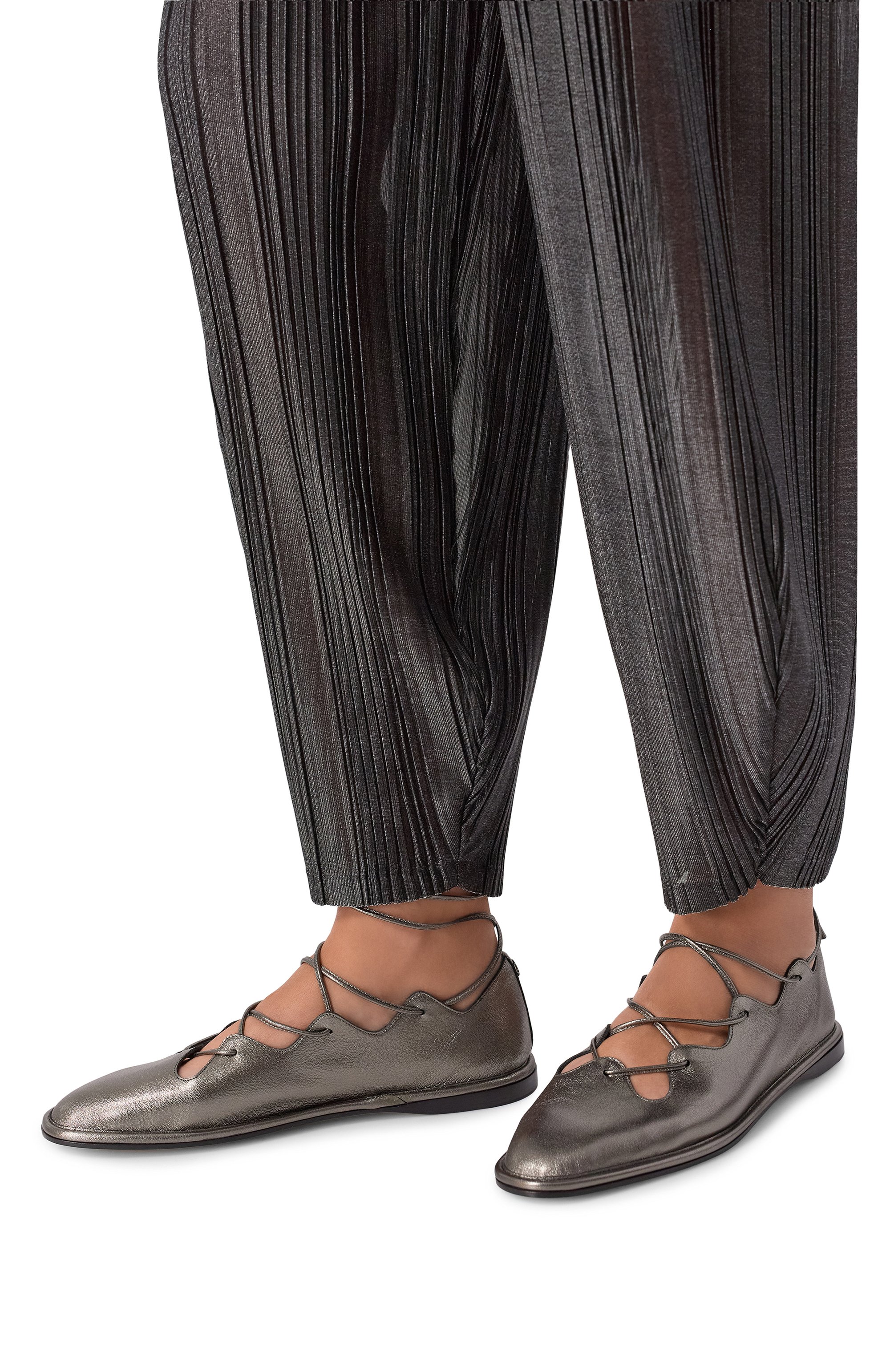 Кожаные балетки GIORGIO ARMANI, арт. GW002807/AF24125, фото 2