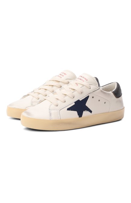 Кожаные кеды super-star GOLDEN GOOSE DELUXE BRAND, арт. GYF00270.F004340