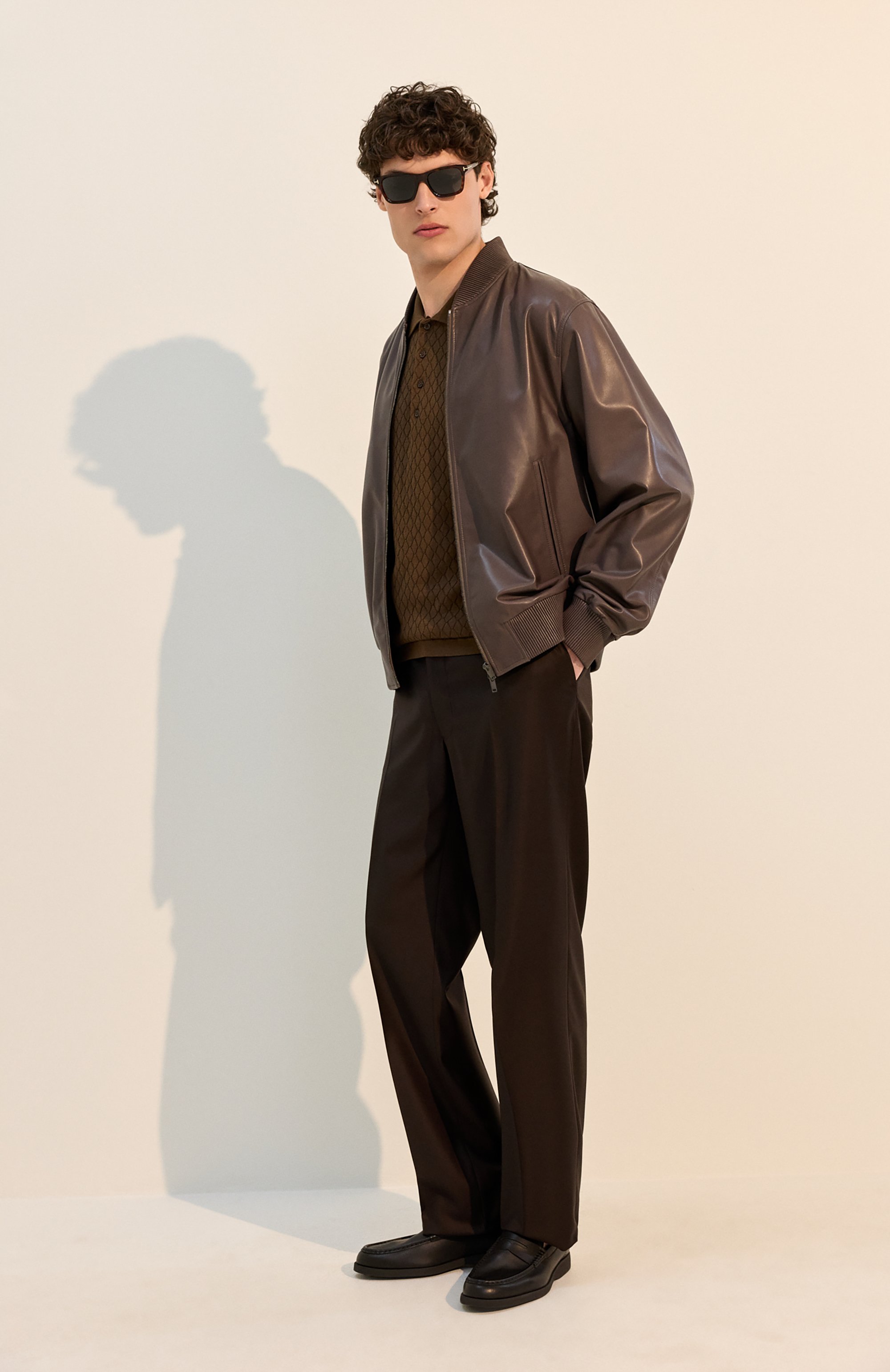 Кожаный бомбер MVST, арт. M25.1PM.0009/CREAM NAPA_001, фото 6