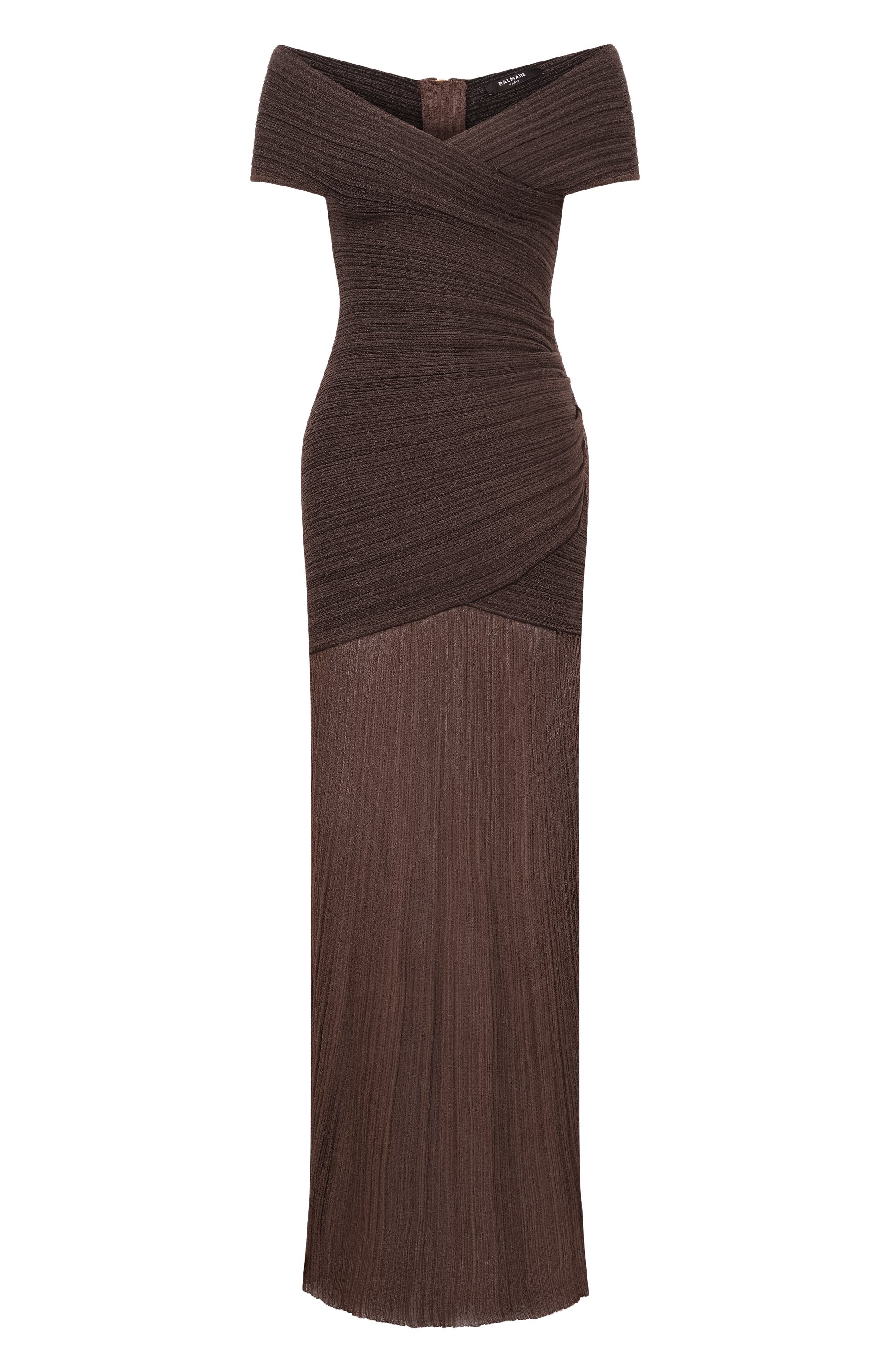 Плат ье из хлопка и вискозы BALMAIN, арт. GF0RPB15/KJ68, фото 1