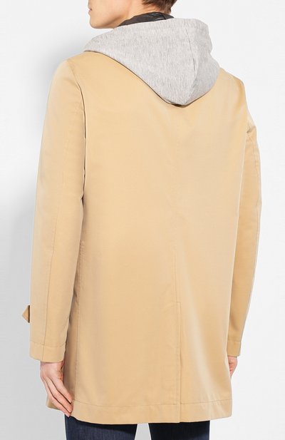 Хлопковый плащ ELEVENTY PLATINUM, арт. A75SP0A02 TES0A166, фото 4