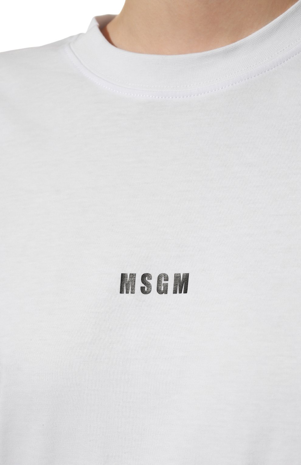Хлопковый лонгслив MSGM, арт. 2000MDM501 200002, фото 5