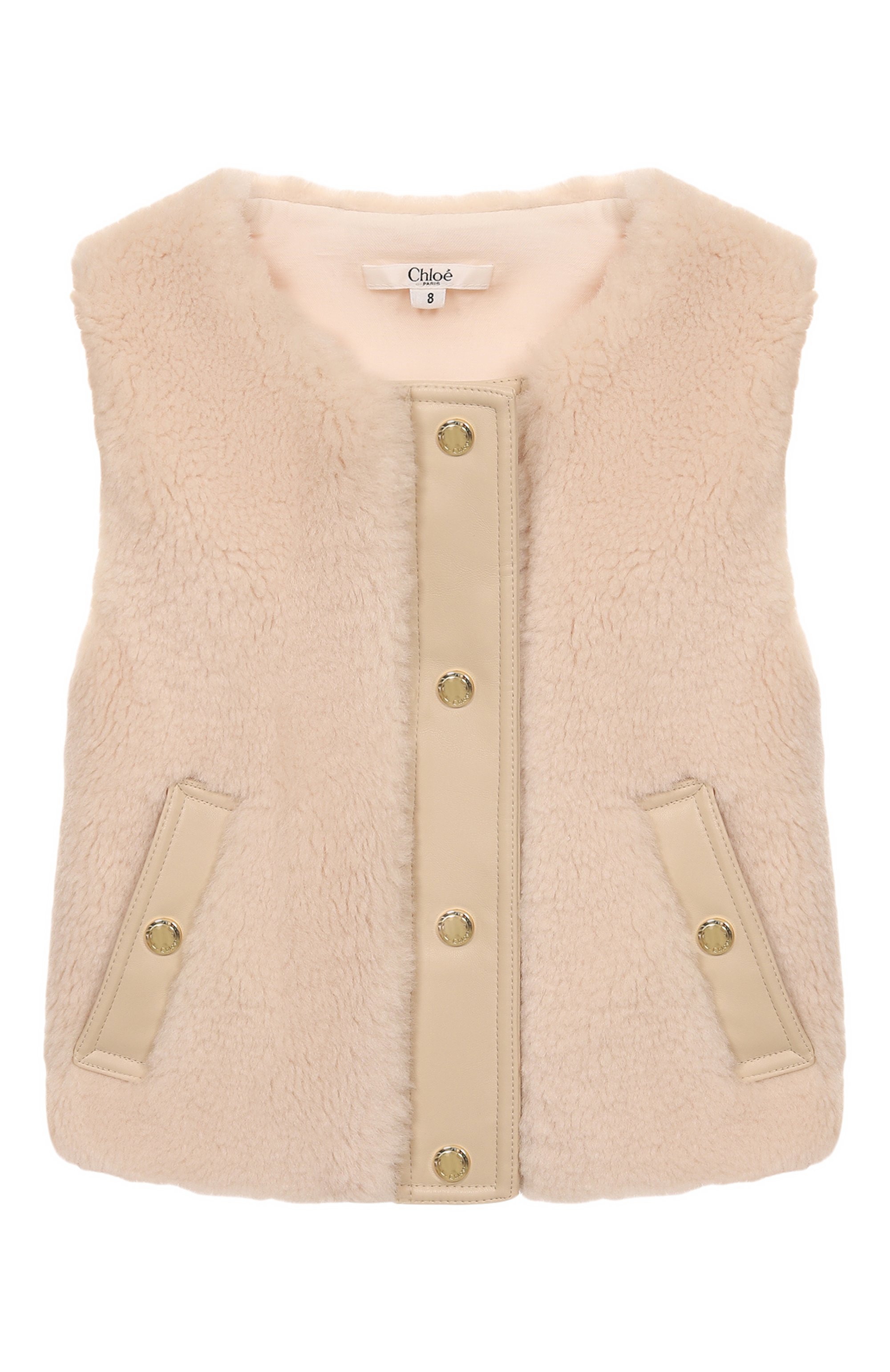 Утепленный жилет из экомеха CHLOÉ, арт. C20671, фото 1