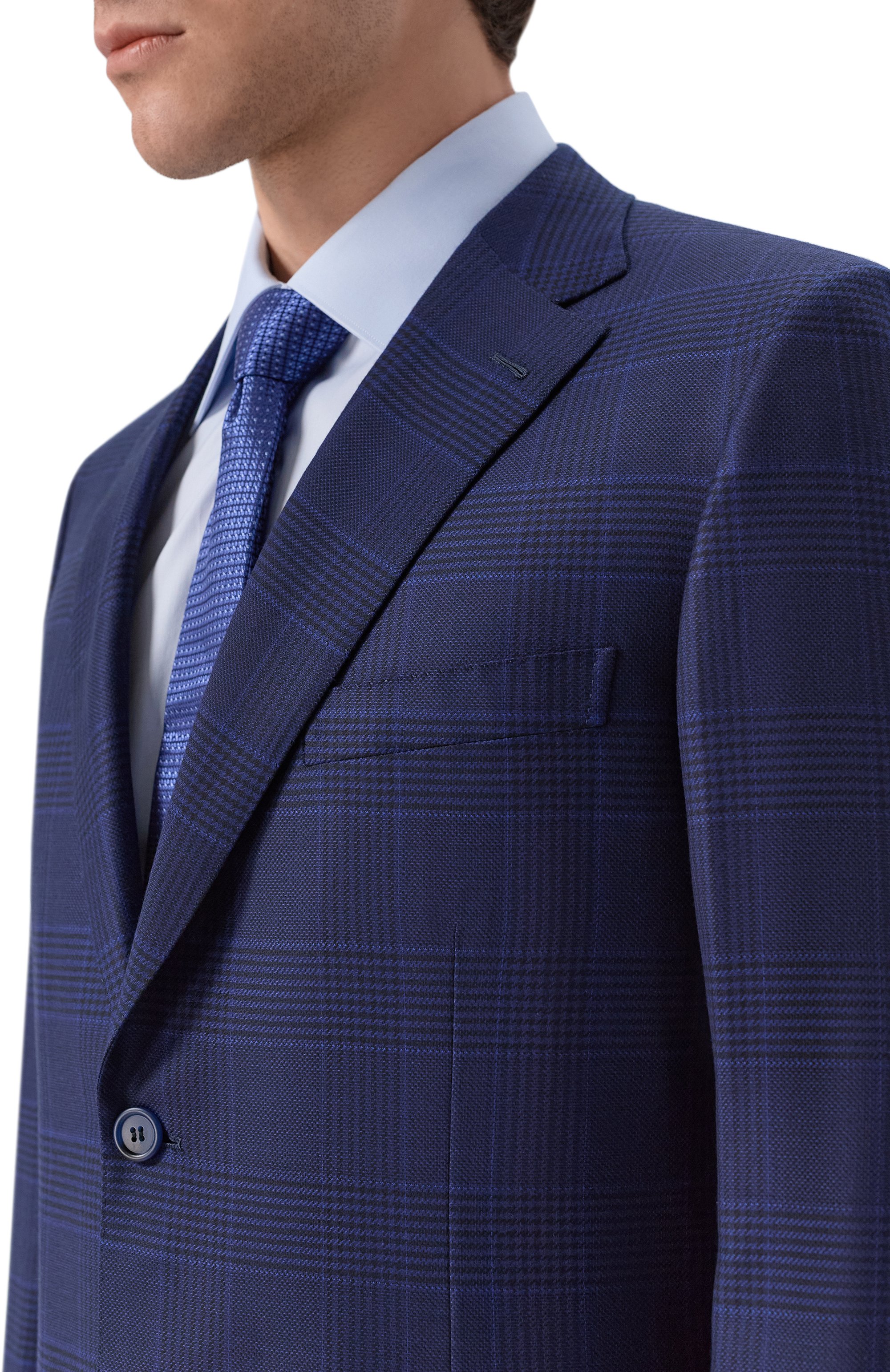 Шерстяной пиджак BRIONI темно-синего цвета по цене 699500 руб., арт. RG0D0X/PDA15, фото 5 Шерстяной пиджак BRIONI, арт. RG0D0X/PDA15, фото 5