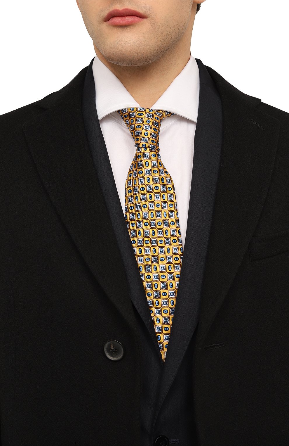 Шелковый галстук KITON, арт. UCRVKLC01I90, фото 2