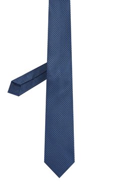 Мужской комплект из галстука и платка STEFANO RICCI синего цвета, арт. DH/49100 | Фото 3 (Принт: С принтом; Материал: Текстиль, Шелк; Материал сплава: Проставлено; Нос: Не проставлено)