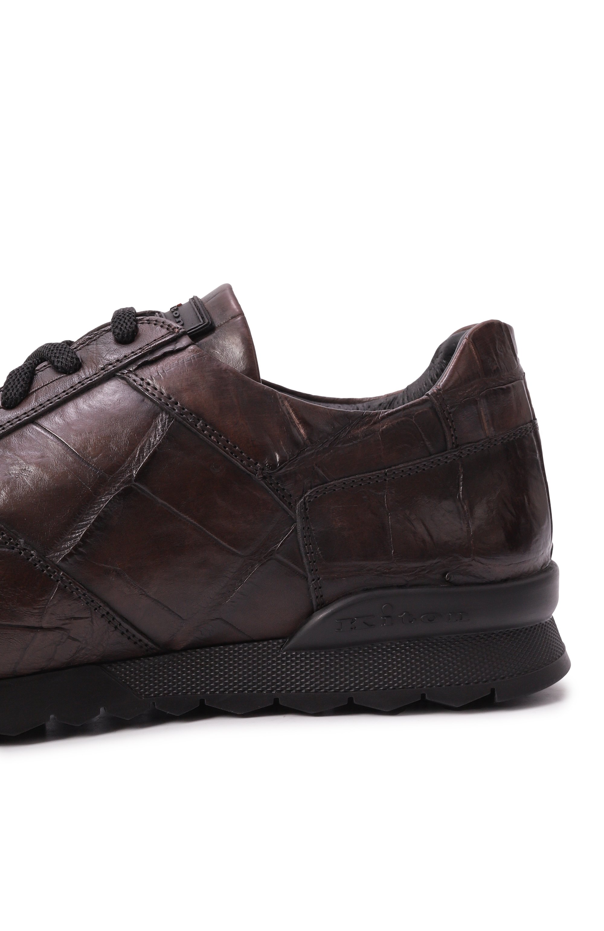 Кроссовки из кожи аллигатора KITON, арт. USSA114N0010221001, фото 7