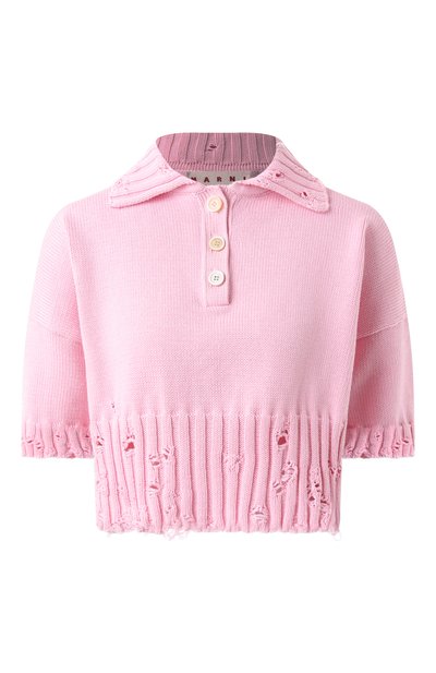 Женский хлопковое поло MARNI, арт. P0MD0045E0/UFC652