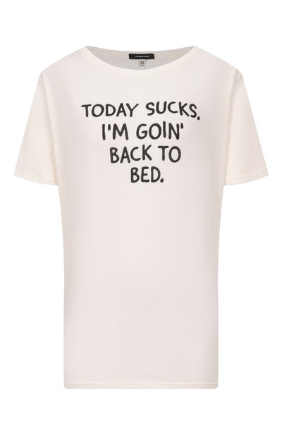 Женская футболка из хлопка и кашемира R13, арт. R13WK001-K142B