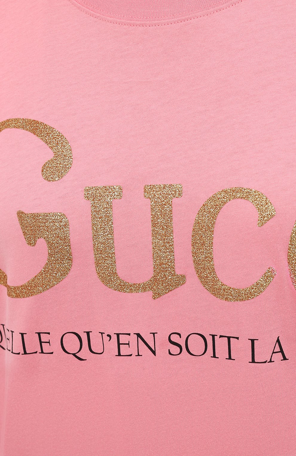 Хлопковая футболка GUCCI, арт. 615044/XJCLF, фото 5