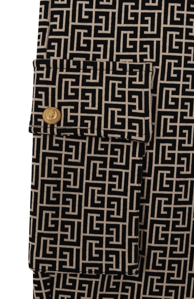 Хлопковые брюки-карго BALMAIN бежевого цвета по цене 36200 руб., арт. BX6Q50, фото 3 Хлопковые брюки-карго BALMAIN, арт. BX6Q50, фото 3