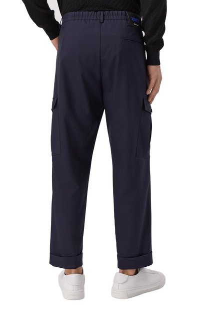 Шерстяные брюки-карго KITON, арт. UPKN024K0371102, фото 4