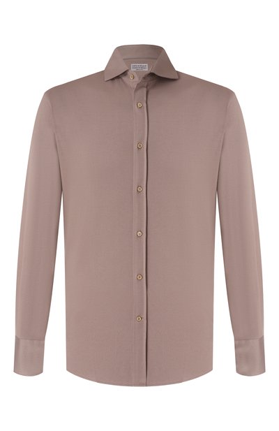 Мужская хлопковая рубашка BRUNELLO CUCINELLI, арт. M0B136686