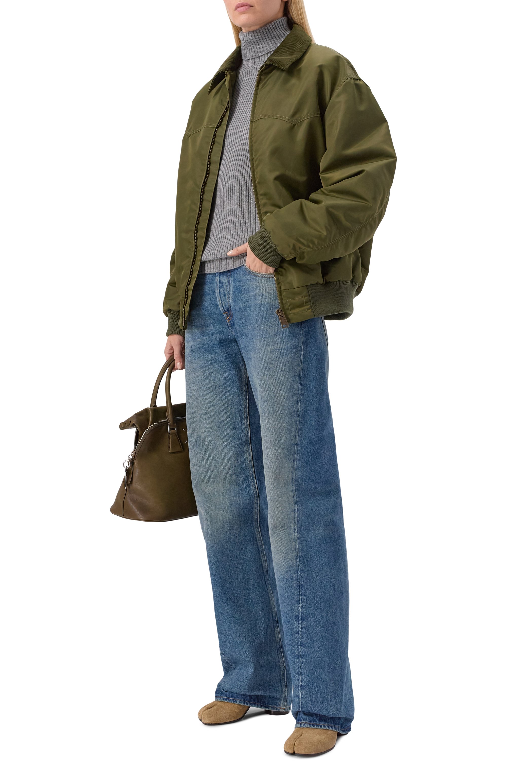 Замшевые ботильоны tabi MAISON MARGIELA, арт. S58WU0260/P8270, фото 3