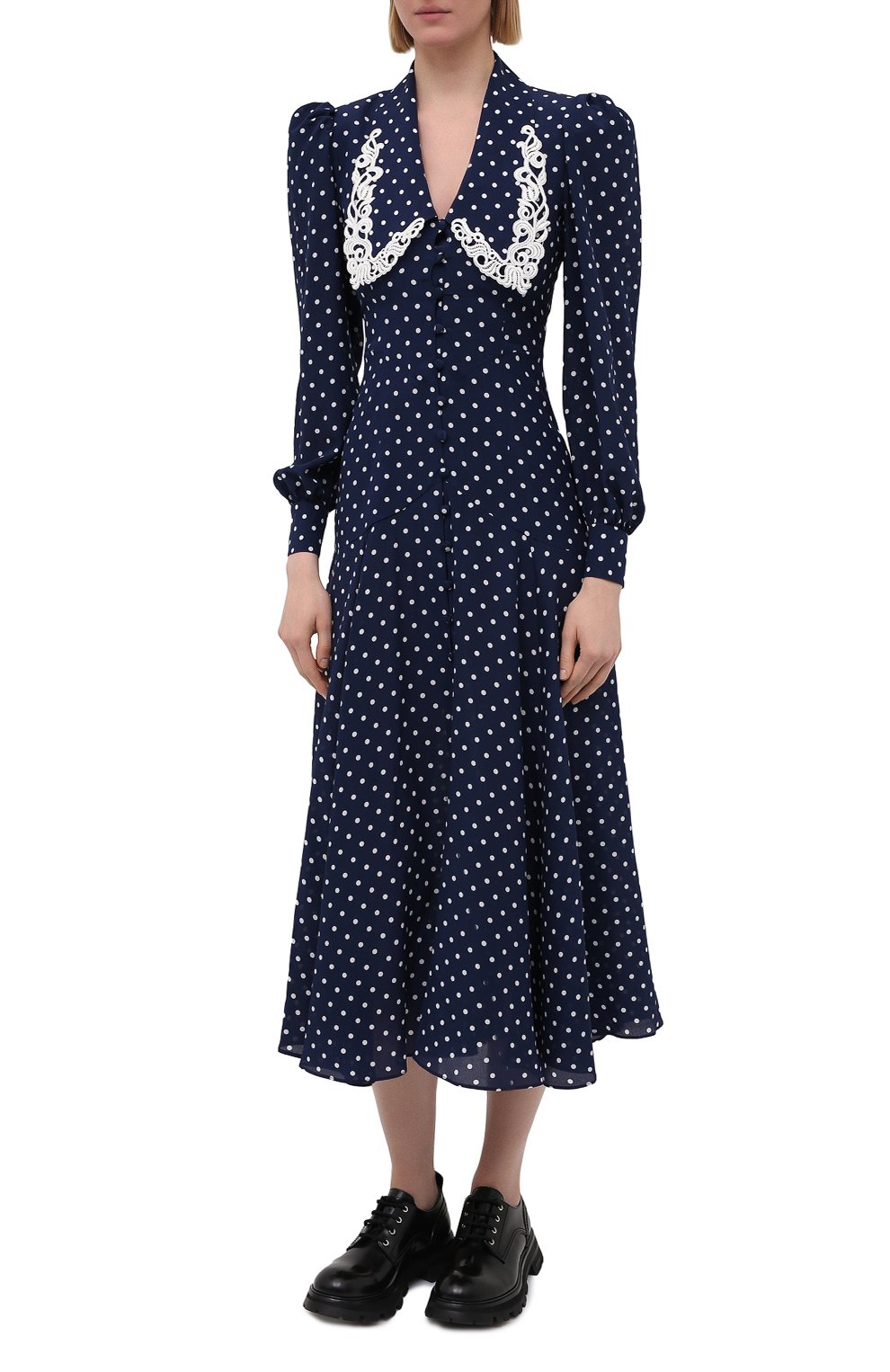 Шелковое платье ALESSANDRA RICH, арт. FAB2350-F3132, фото 3