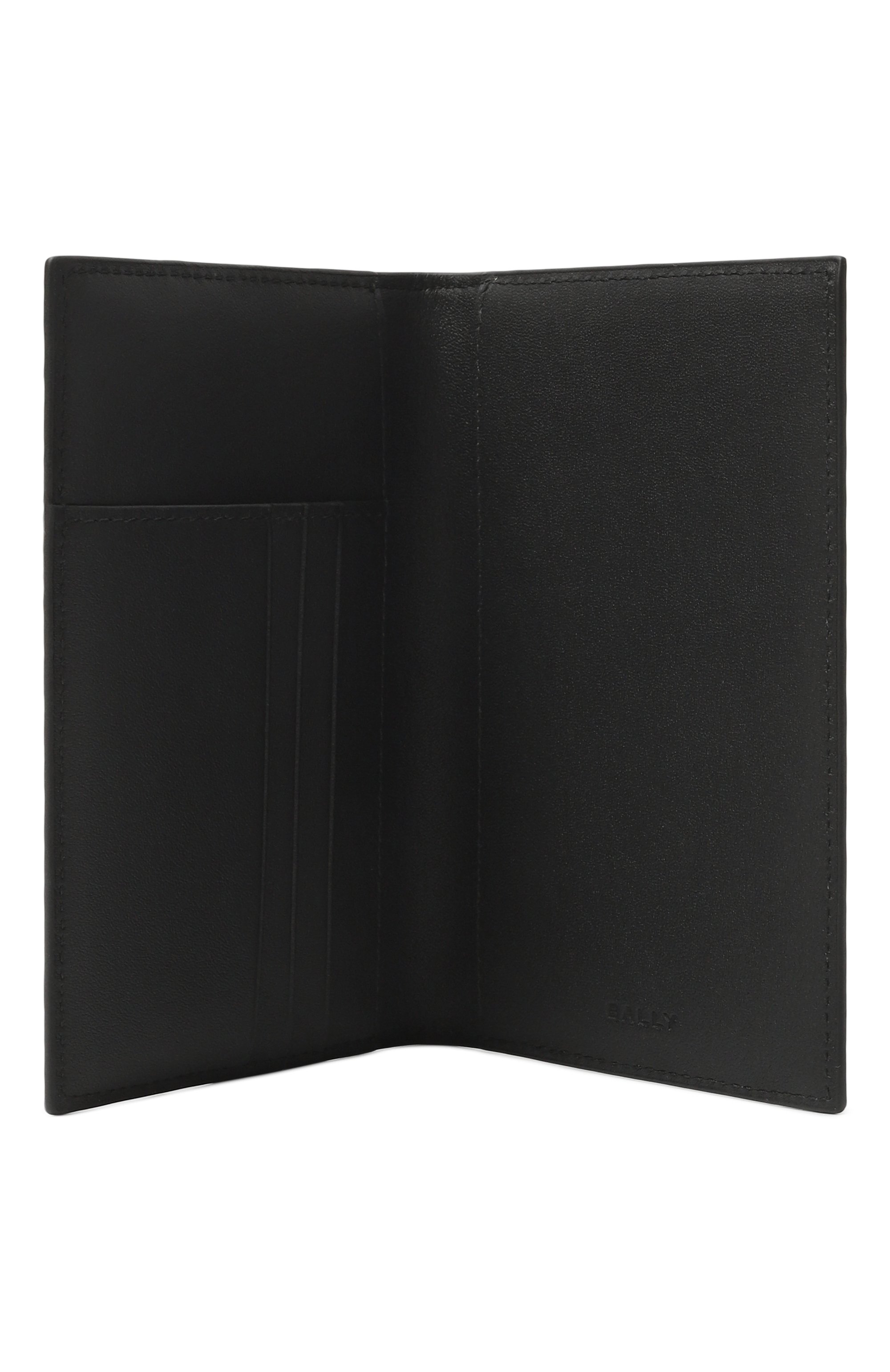 Кожаная обложка для паспорта BALLY черного цвета по цене 33450 руб., арт. MLW070/EC001, фото 3 Кожаная обложка для паспорта BALLY, арт. MLW070/EC001, фото 3