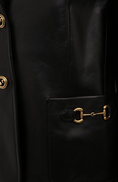 Кожаный жакет GUCCI, арт. 659236/XNA0U, фото 5