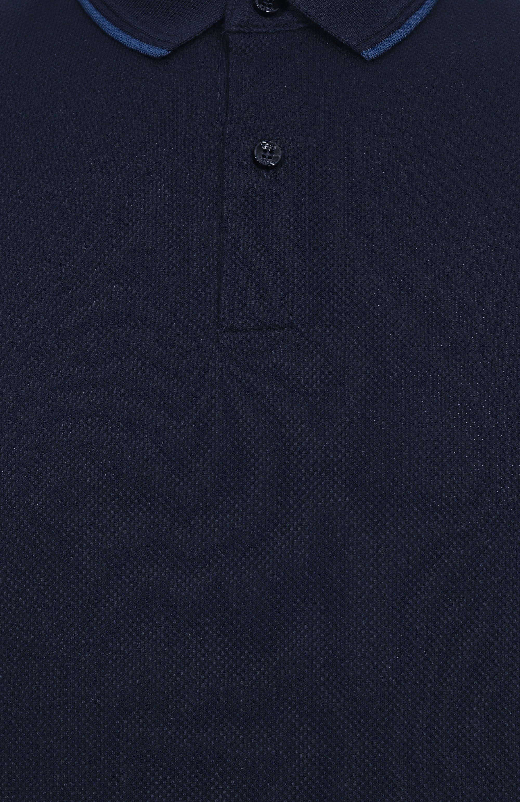 Хлопковое поло BOSS, арт. 50527650, фото 6