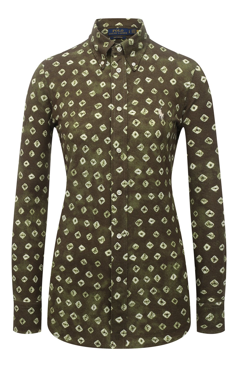 Хлопковая рубашка POLO RALPH LAUREN хаки цвета по цене 19250 руб., арт. 211856690, фото 1 Хлопковая рубашка POLO RALPH LAUREN, арт. 211856690, фото 1