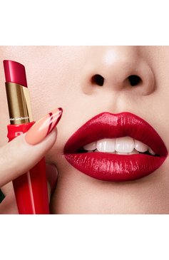 Помада-блеск для губ rouge stiletto glossy shine, оттенок rouge louboutin 001s (2g) CHRISTIAN LOUBOUTIN  цвета, арт. 8435415078078 | Фото 5 (Региональные ограничения белый список (Axapta Mercury): Не проставлено; Нос: Не проставлено; Финишное покрытие: Сияющий)