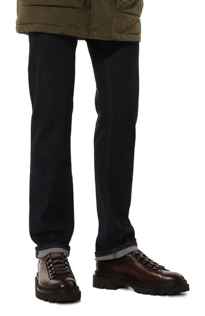 Кожаные ботинки milano SANTONI, арт. MGMG18879JK4MNTG, фото 3