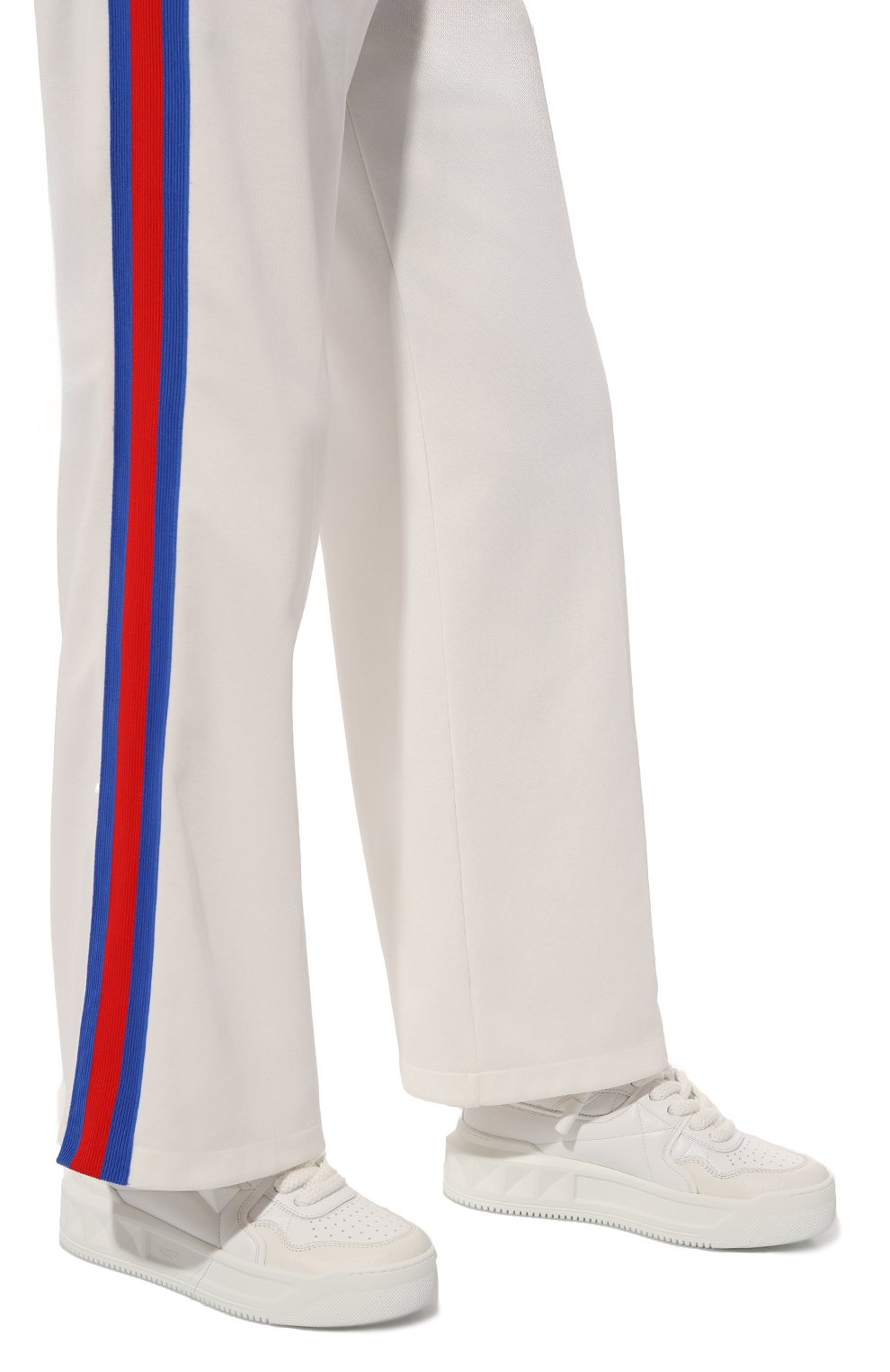 Кожаные кеды one stud xl VALENTINO белого цвета по цене 85450 руб., арт. 5W2S0FQ4/XTM, фото 3 Кожаные кеды one stud xl VALENTINO, арт. 5W2S0FQ4/XTM, фото 3