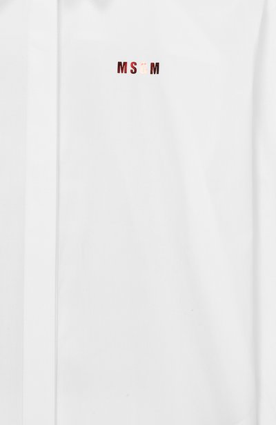 Хлопковая рубашка MSGM KIDS, арт. F6MSJGSI128, фото 3