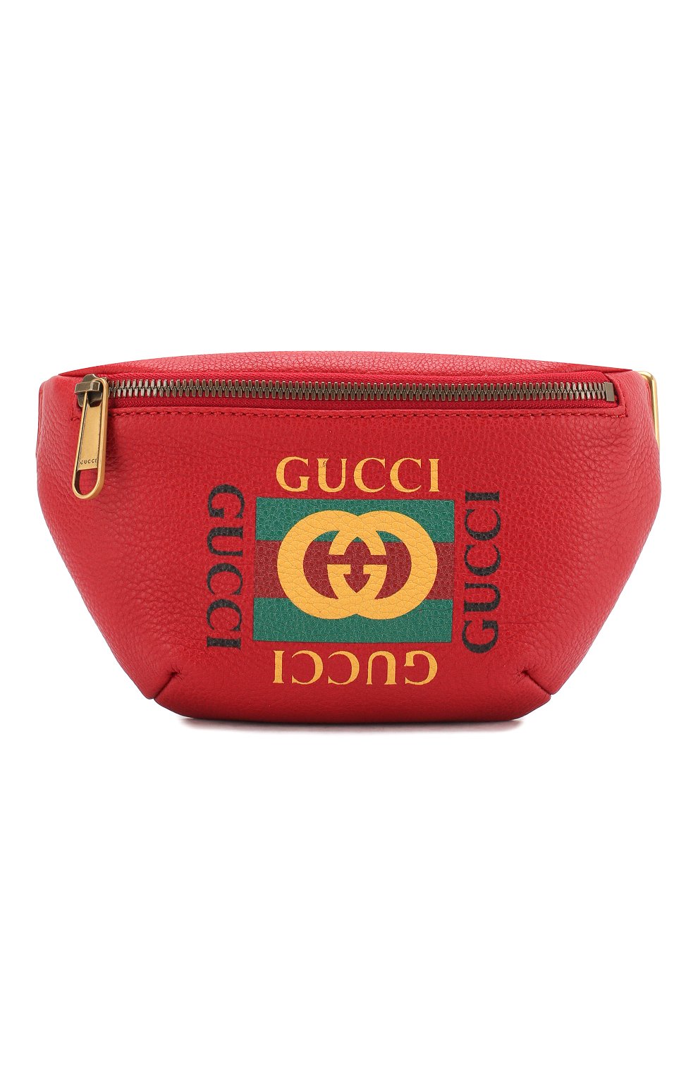 Кожаная поясная сумка gucci print GUCCI, арт. 527792/0GDCT, фото 1