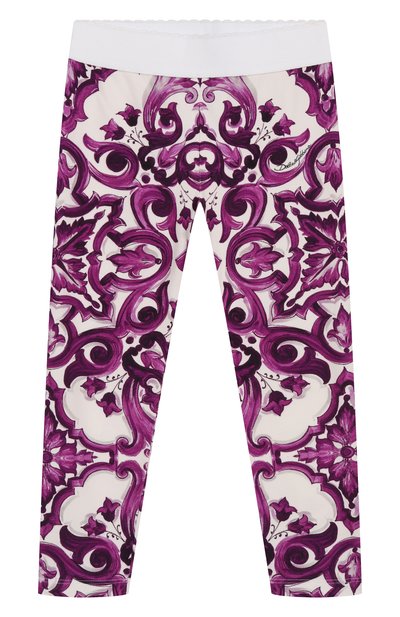 Хлопковые легинсы DOLCE & GABBANA, арт. L5JP5B/HPGF4/2-6