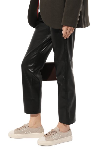 Замшевые кеды SANTONI, арт. WBGT61126PNNTUELZ29, фото 3