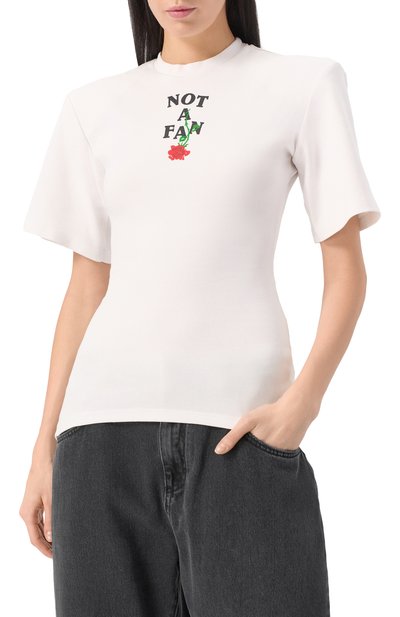 Хлопковая футболка SSHEENA, арт. 25SSTEE TS25009, фото 3