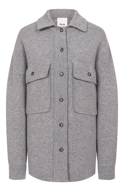 Женская рубашка из шерсти и кашемира ALLUDE, арт. 255/17615