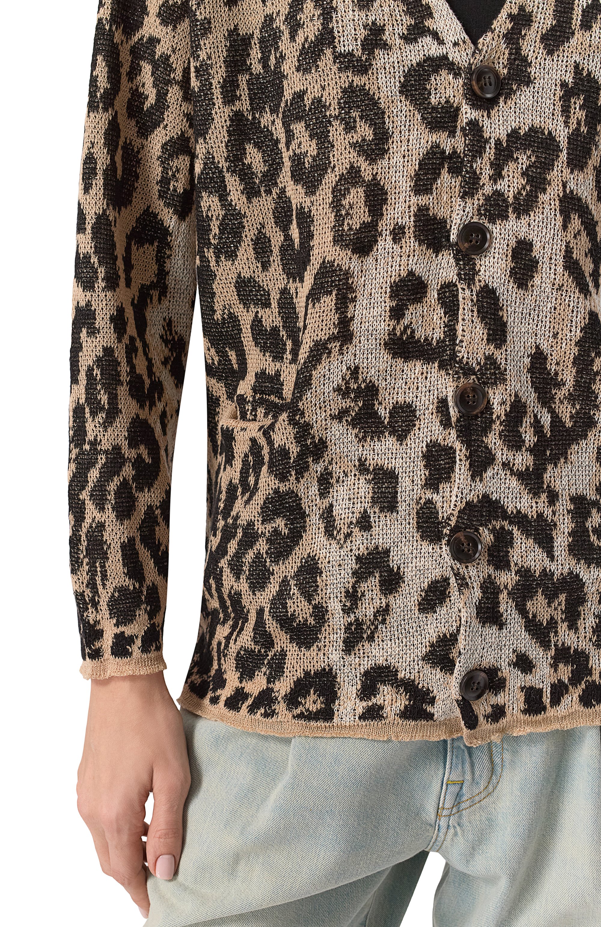 Льняной кардиган R13, арт. R13WY268-Y192B, фото 5