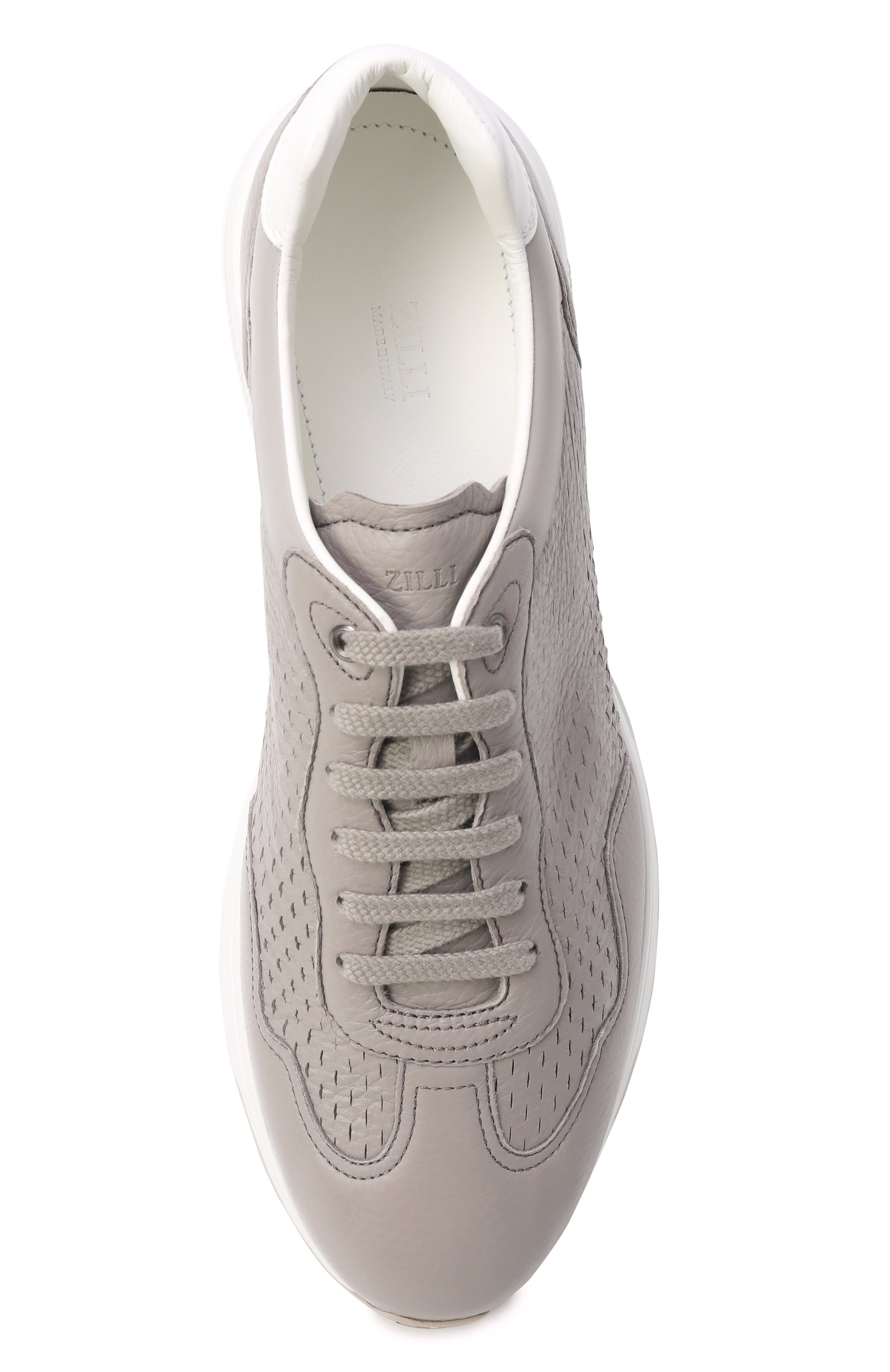 Кожаные кроссовки ZILLI, арт. H0200AM1961VZEV06, фото 6
