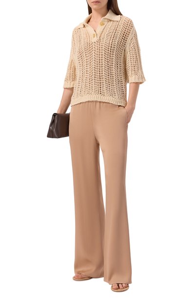 Брюки ANTONELLI FIRENZE бежевого цвета по цене 58800 руб., арт. M8185Q/355C, фото 2 Брюки ANTONELLI FIRENZE, арт. M8185Q/355C, фото 2