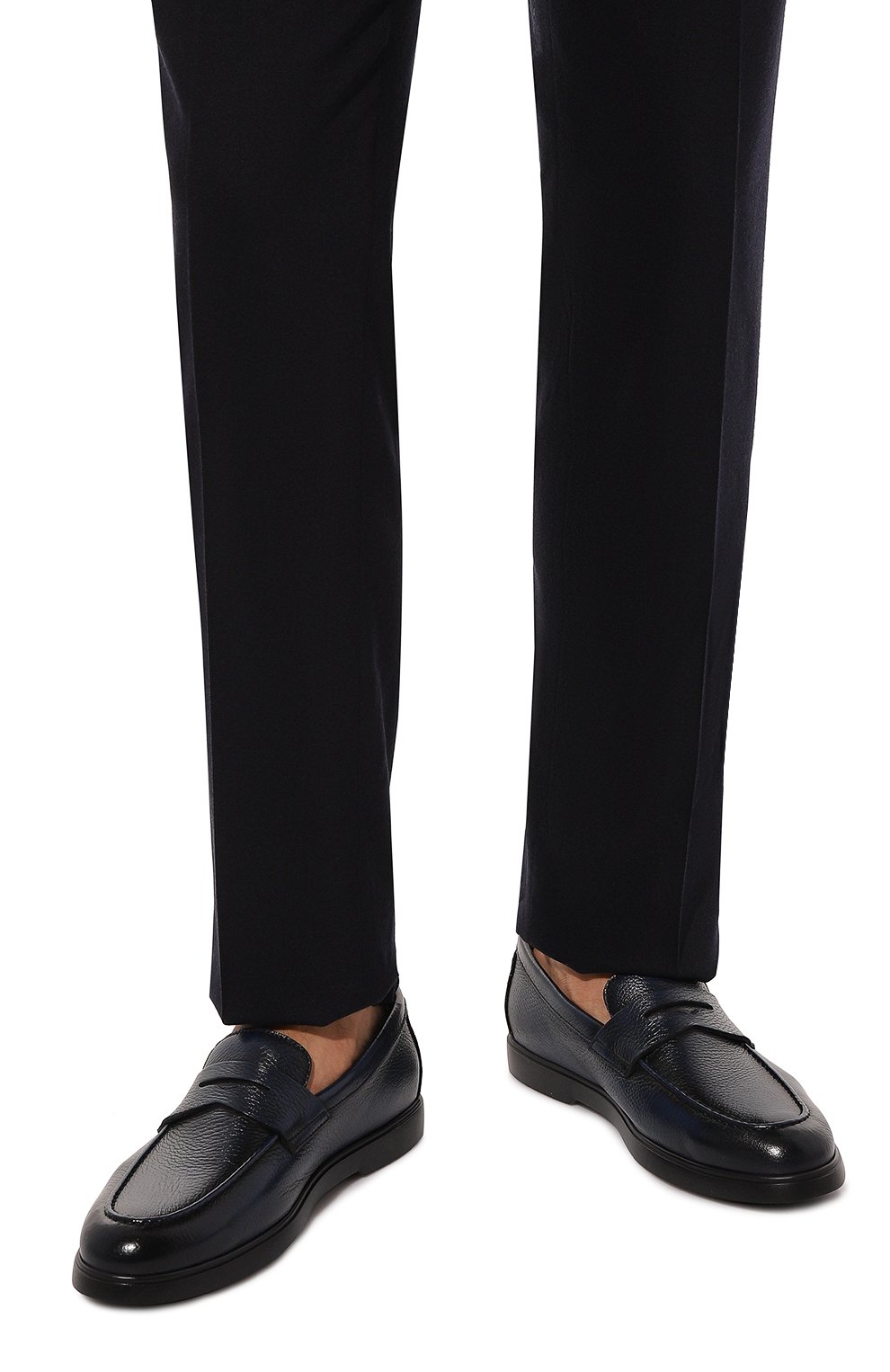 Кожаные пенни-лоферы BLU BARRETT, арт. EDWIN-12095.40, фото 3