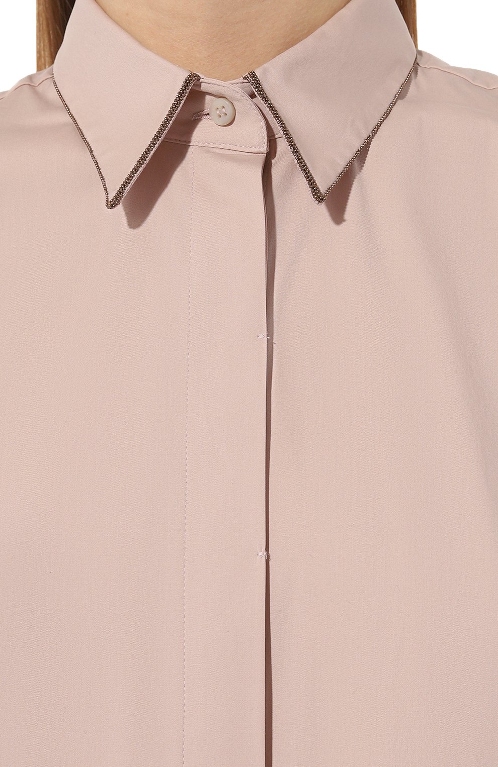 Хлопковая рубашка BRUNELLO CUCINELLI, арт. M0091MA616, фото 5