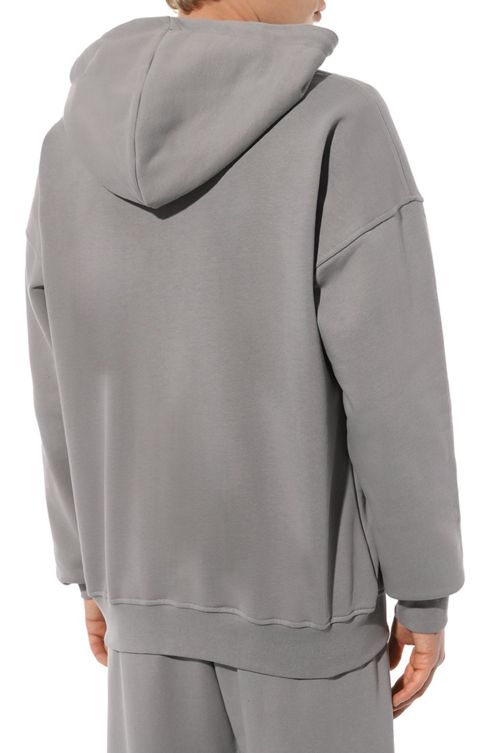 Хлопковая толстовка COMME DES FUCKDOWN серого цвета по цене 19750 руб., арт. CDFU2510, фото 4 Хлопковая толстовка COMME DES FUCKDOWN, арт. CDFU2510, фото 4