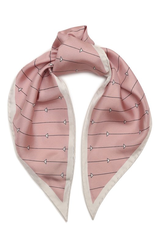 Шелковый платок Prada 1FF036-2DTR-F0V4C Красный 1FF036-2DTR-F0V4C