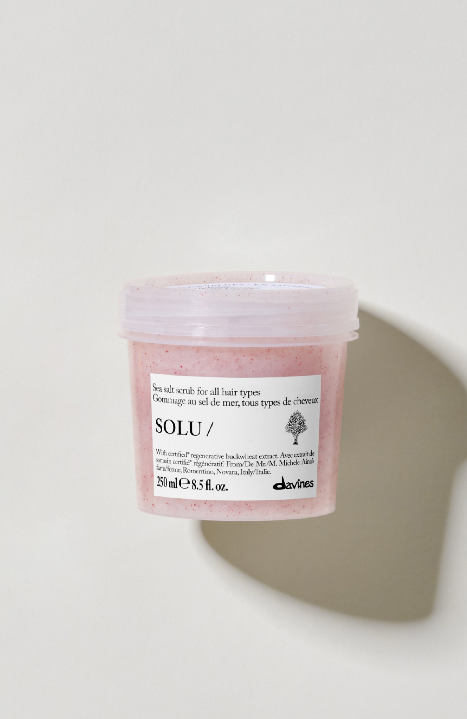 Скраб с морской солью для всех типов волос solu (250ml) DAVINES, арт. 70015, фото 3