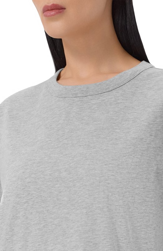 Хлопковая футболка Dries Van Noten 011101/3600 Серый  011101/3600 Фото 5