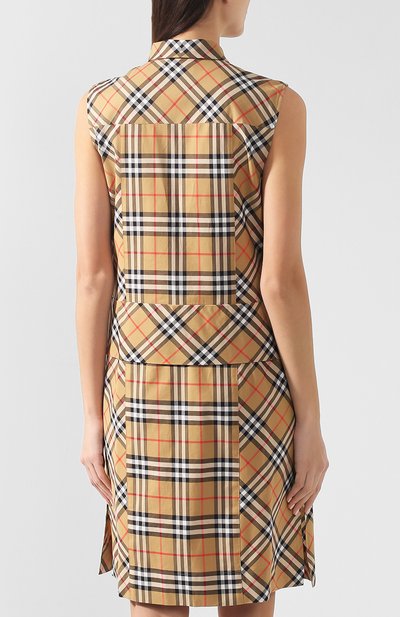 Хлопковое платье BURBERRY, арт. 8004561, фото 4