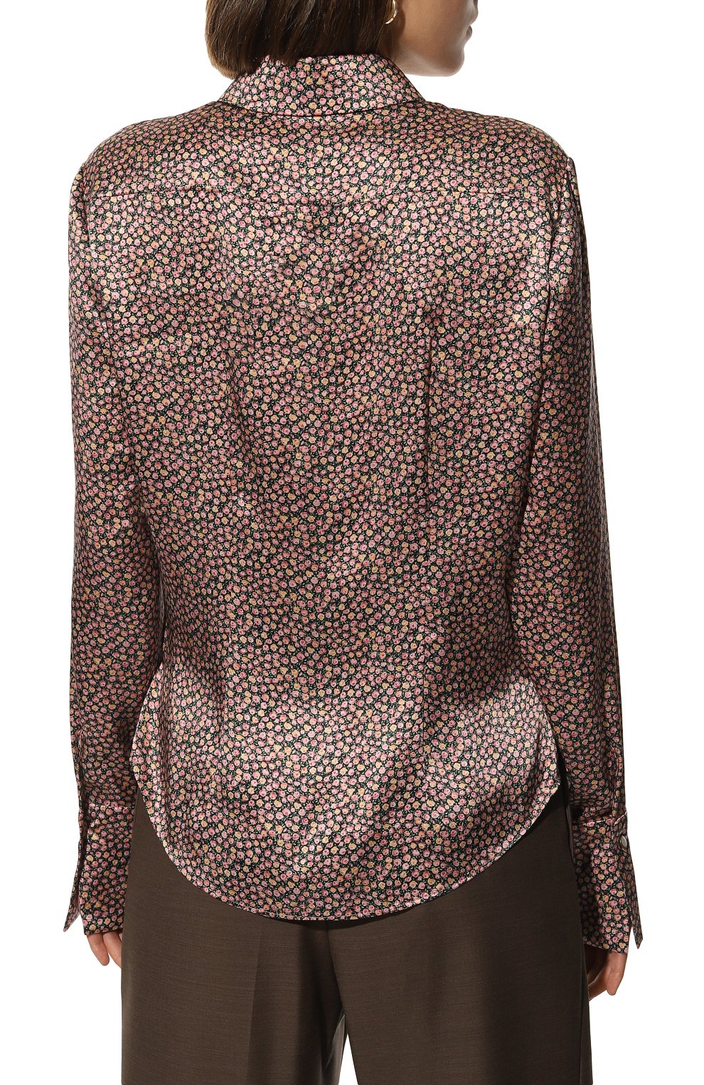 Шелковая рубашка YANA DRESS розового цвета по цене 159000 руб., арт. 1-30-073-3350/9, фото 4 Шелковая рубашка YANA DRESS, арт. 1-30-073-3350/9, фото 4