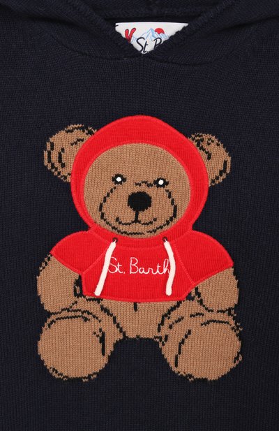 Худи из шерсти и вискозы MC2 SAINT BARTH, арт. W000002-00076I/W00D JR_001, фото 3