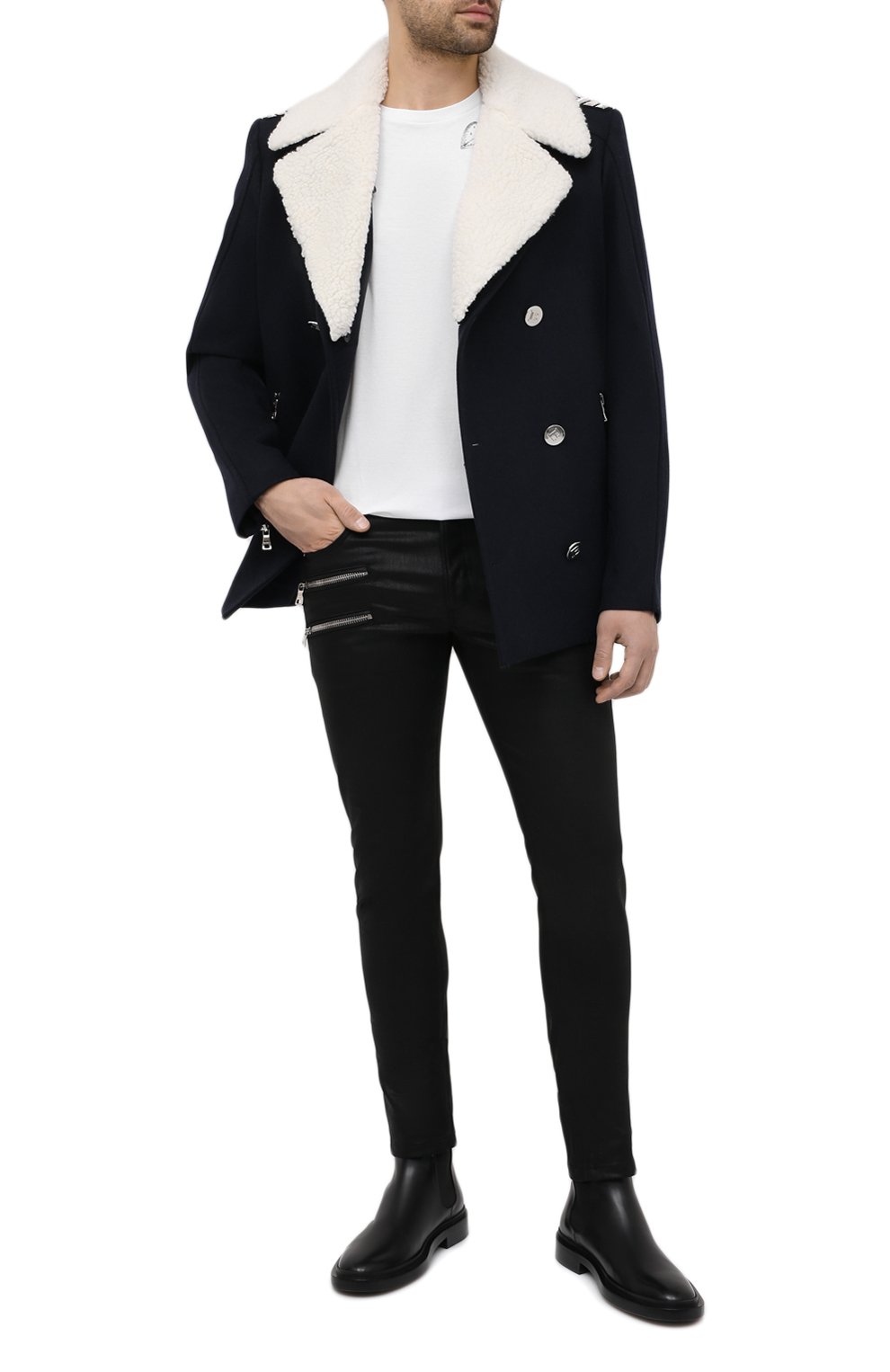 Хлопковая футболка  SAINT LAURENT, арт. 632713/YBWG2, фото 2