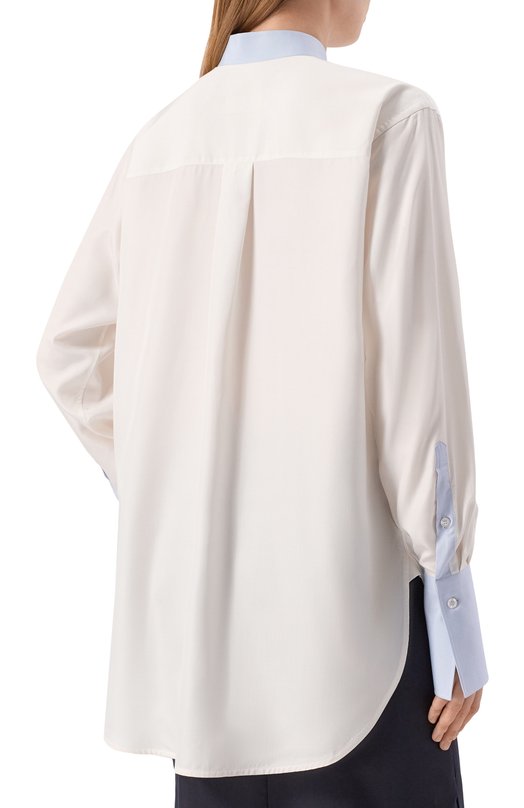 Шелковая рубашка MVST M25.1PW.B007/1362 Белый  M25.1PW.B007/1362 Фото 4