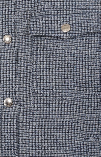 Куртка-рубашка из шелка и шерсти BRUNELLO CUCINELLI, арт. BV4010109C, фото 3