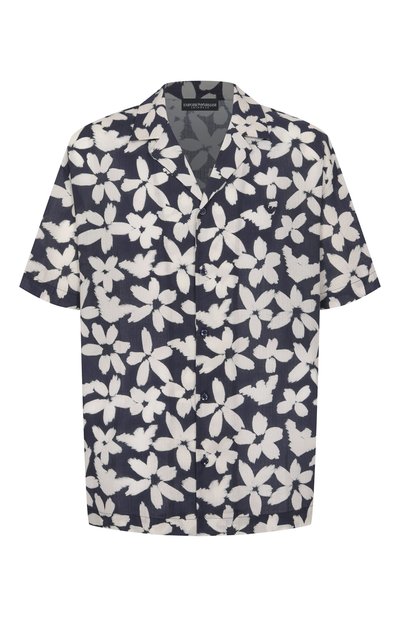 Мужская хлопковая рубашка EMPORIO ARMANI, арт. EM000593/AF20443