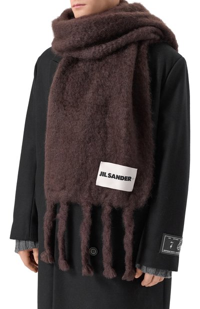 Шерстяной шарф JIL SANDER, арт. J47TE0113/J40041, фото 2